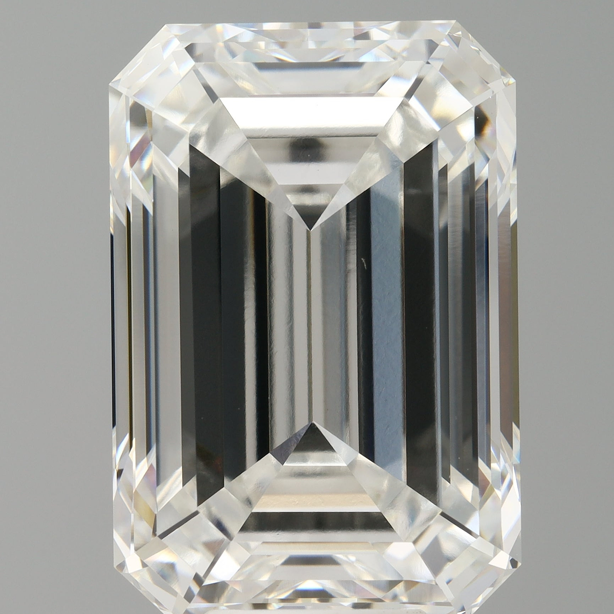10.10 Carat Emerald Shaped, Ideal Cut, F Color, VVS2 Clarity, IGI Certified Lab Grown Diamond