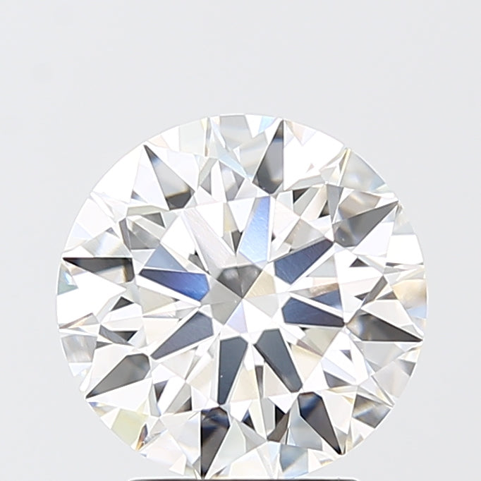 3.11 Carat Round Shaped, Ideal Cut, F Color, VVS2 Clarity, IGI Certified Lab Grown Diamond