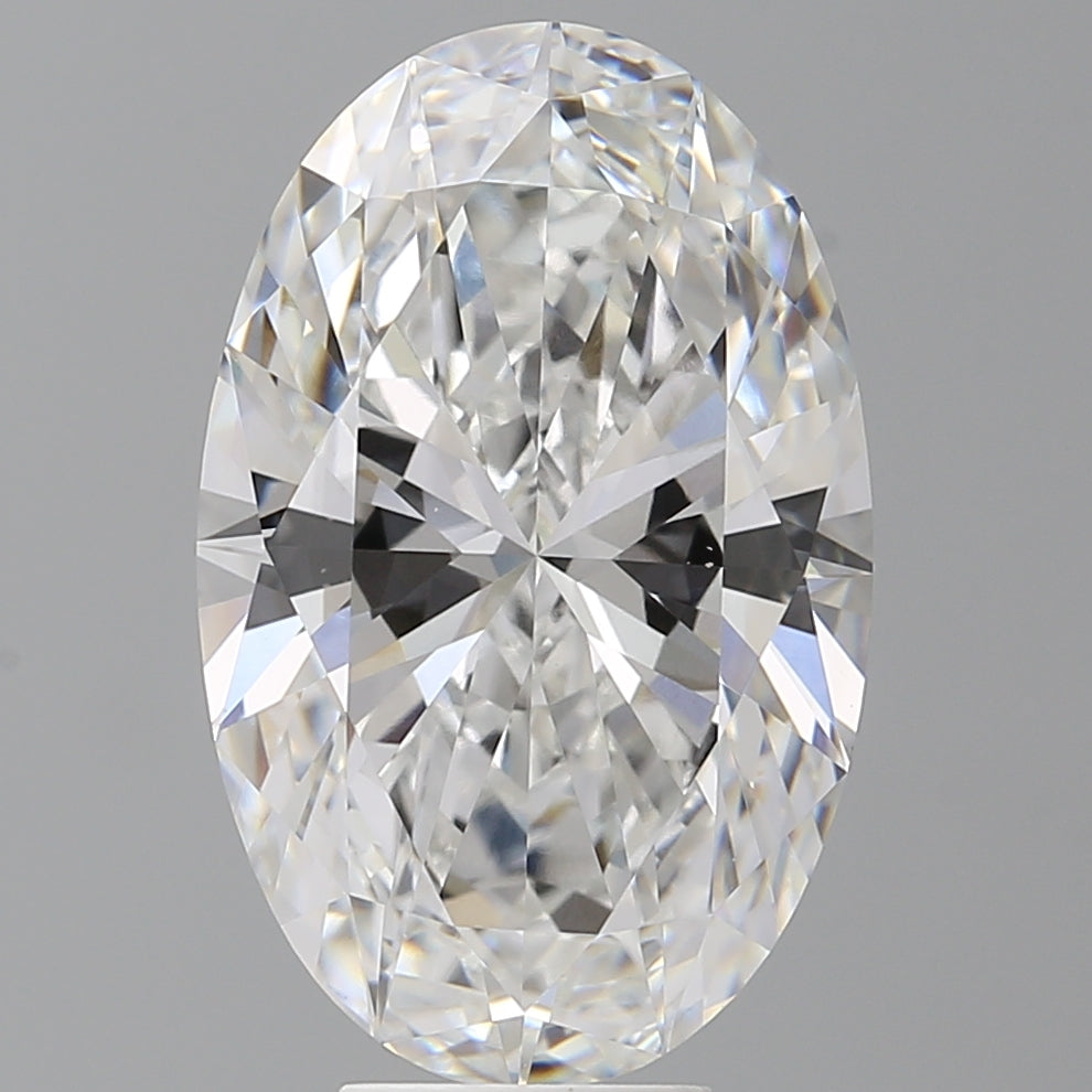 7.59 Carat Oval Shaped, Ideal Cut, E Color, VVS2 Clarity, IGI Certified Lab Grown Diamond