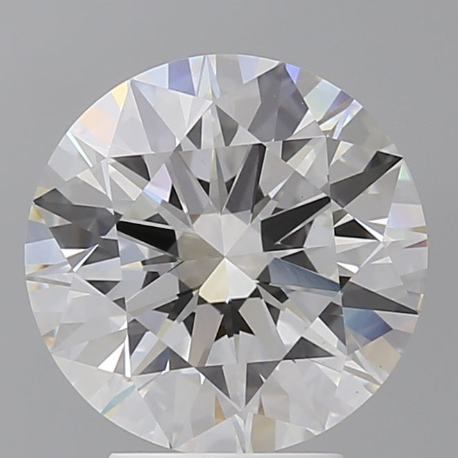 4.03 Carat Round Shaped, Ideal Cut, E Color, VVS2 Clarity, IGI Certified Lab Grown Diamond