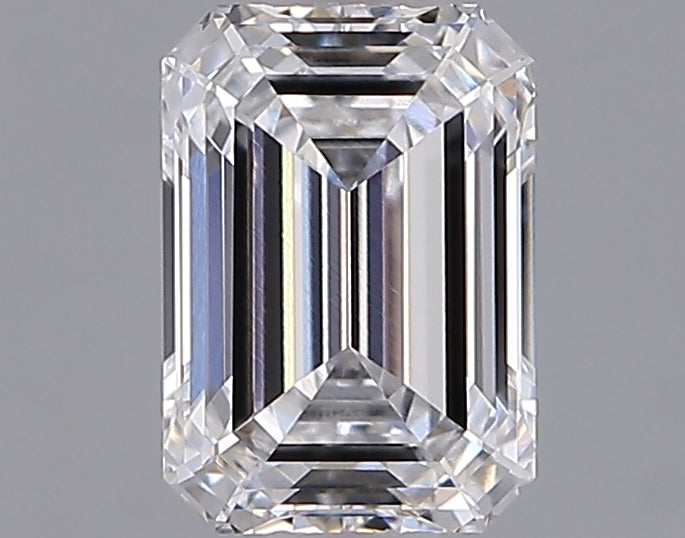 1.05 Carat Emerald Shaped, Ideal Cut, D Color, VVS1 Clarity, IGI Certified Lab Grown Diamond