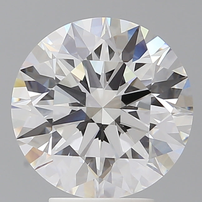 4.10 Carat Round Shaped, Ideal Cut, E Color, VVS2 Clarity, IGI Certified Lab Grown Diamond