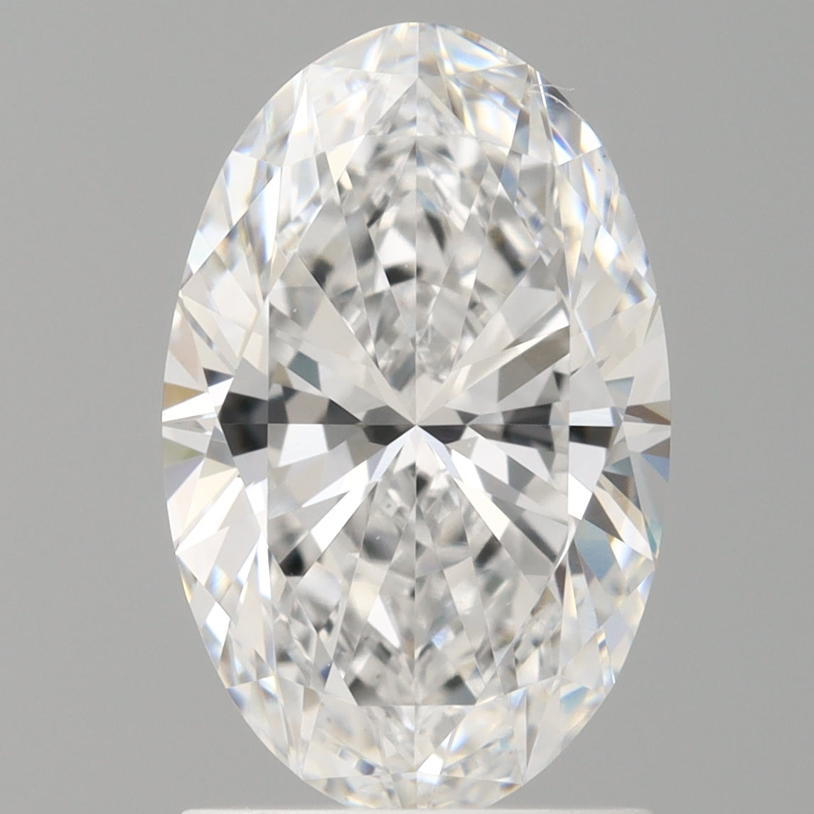 1.59 Carat Oval Shaped, Ideal Cut, D Color, VVS2 Clarity, IGI Certified Lab Grown Diamond