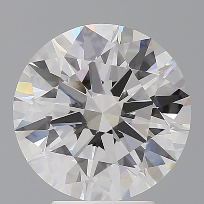 4.05 Carat Round Shaped, Ideal Cut, E Color, VVS2 Clarity, IGI Certified Lab Grown Diamond