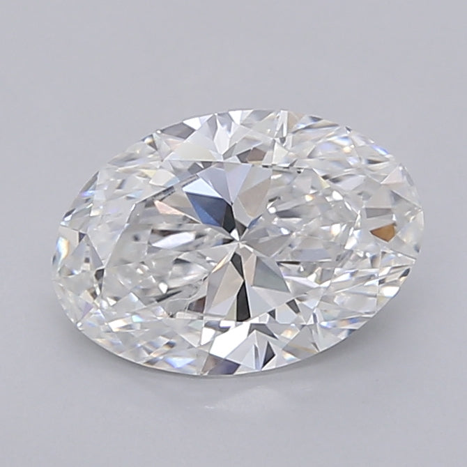 1.55 Carat Oval Shaped, Ideal Cut, E Color, VVS1 Clarity, IGI Certified Lab Grown Diamond