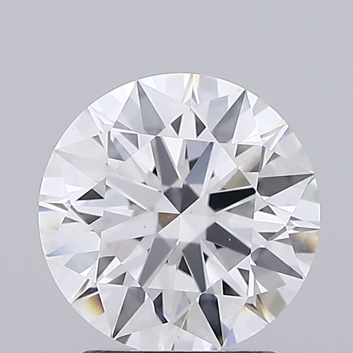2.22 Carat Round Shaped, Ideal Cut, D Color, VVS2 Clarity, IGI Certified Lab Grown Diamond