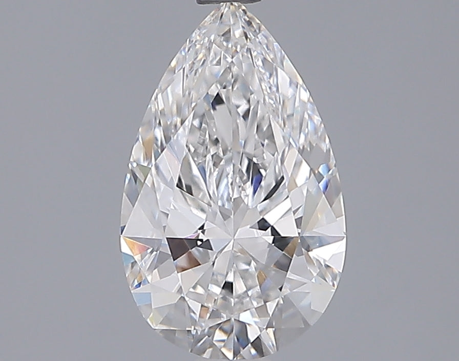 1.50 Carat Pear Shaped, Ideal Cut, E Color, VVS1 Clarity, IGI Certified Lab Grown Diamond