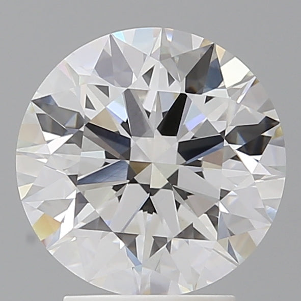 3.10 Carat Round Shaped, Ideal Cut, F Color, VVS2 Clarity, IGI Certified Lab Grown Diamond