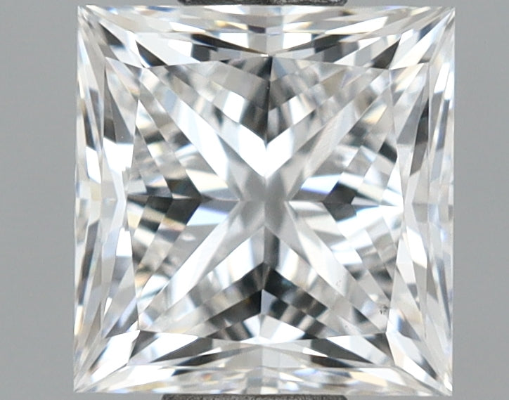 1.07 Carat Princess Shaped, Excellent Cut, D Color, VS1 Clarity, IGI Certified Lab Grown Diamond