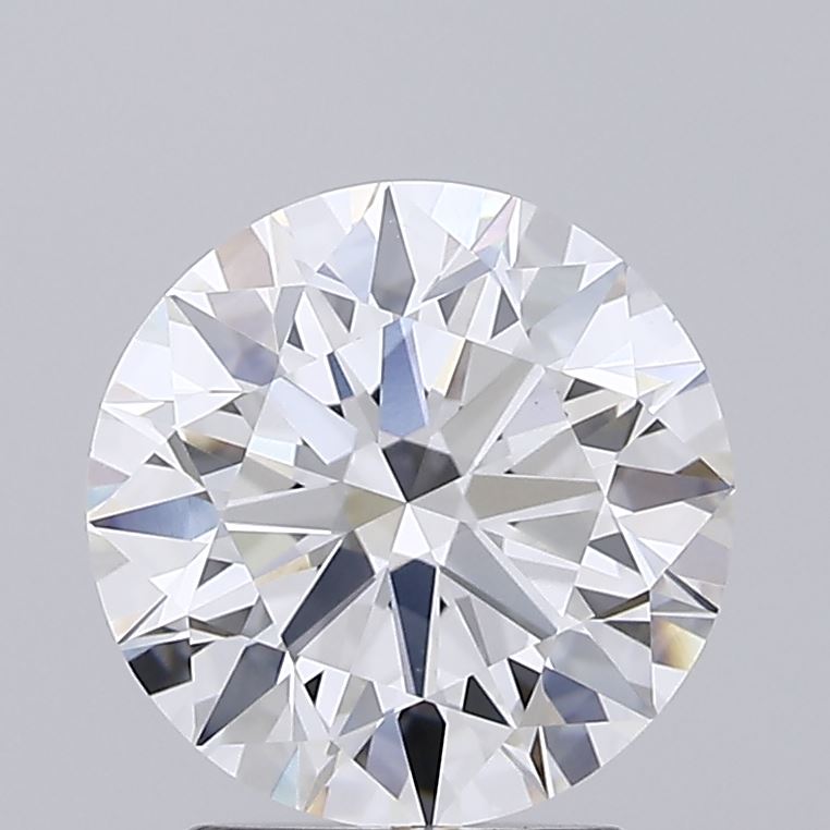 2.53 Carat Round Shaped, Ideal Cut, E Color, VVS2 Clarity, IGI Certified Lab Grown Diamond