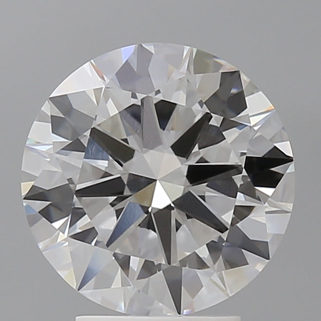 3.55 Carat Round Shaped, Excellent Cut, E Color, VVS2 Clarity, IGI Certified Lab Grown Diamond