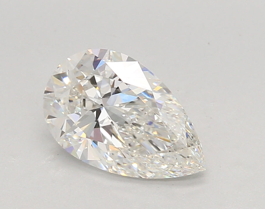 1.31 Carat Pear Shaped, Ideal Cut, F Color, VVS1 Clarity, IGI Certified Lab Grown Diamond