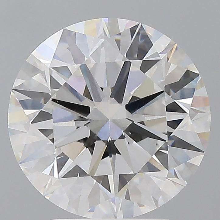 4.02 Carat Round Shaped, Excellent Cut, E Color, VVS2 Clarity, IGI Certified Lab Grown Diamond
