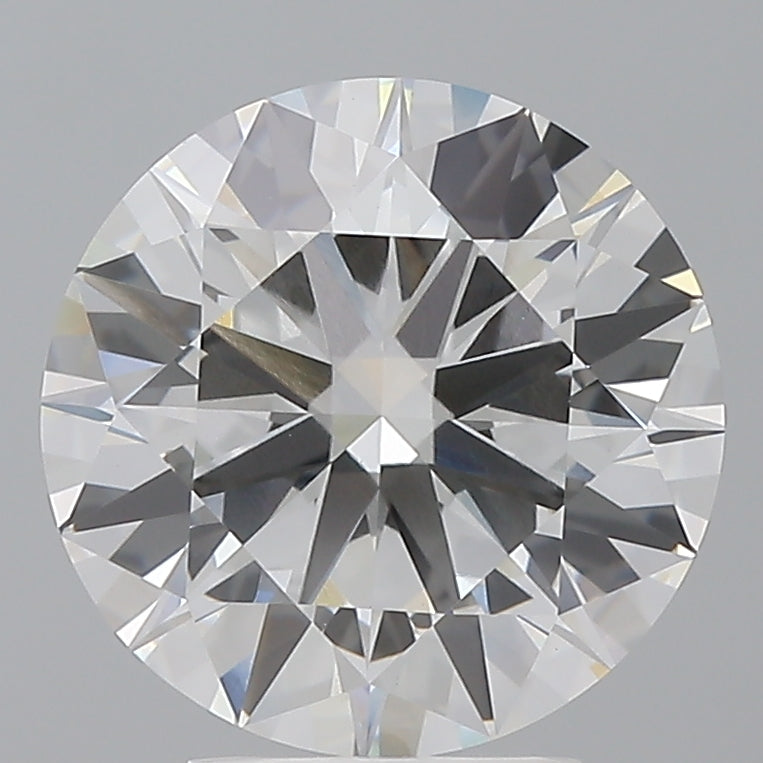 4.05 Carat Round Shaped, Excellent Cut, E Color, VVS2 Clarity, IGI Certified Lab Grown Diamond