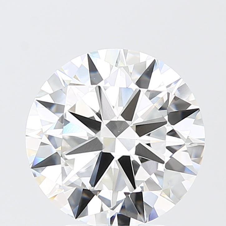 4.00 Carat Round Shaped, Excellent Cut, F Color, VVS2 Clarity, IGI Certified Lab Grown Diamond