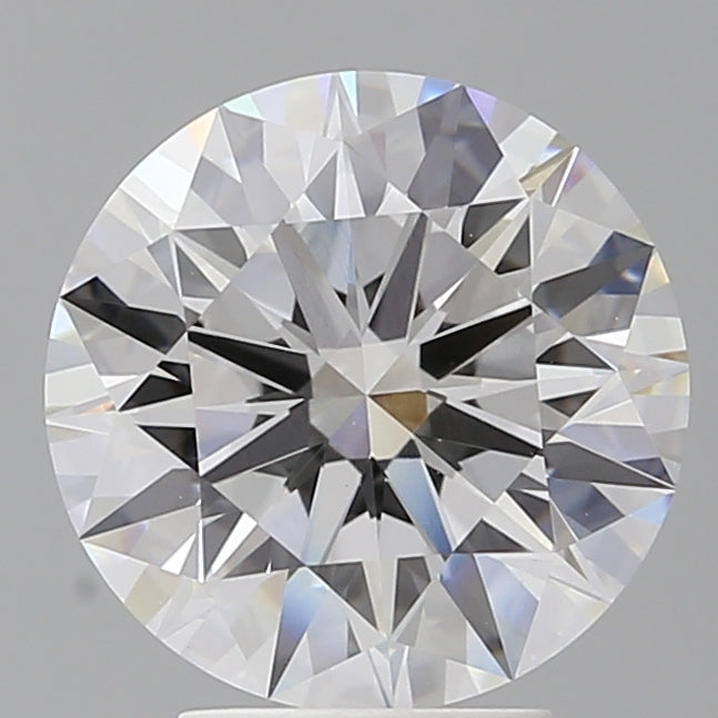 4.01 Carat Round Shaped, Ideal Cut, F Color, VVS2 Clarity, IGI Certified Lab Grown Diamond