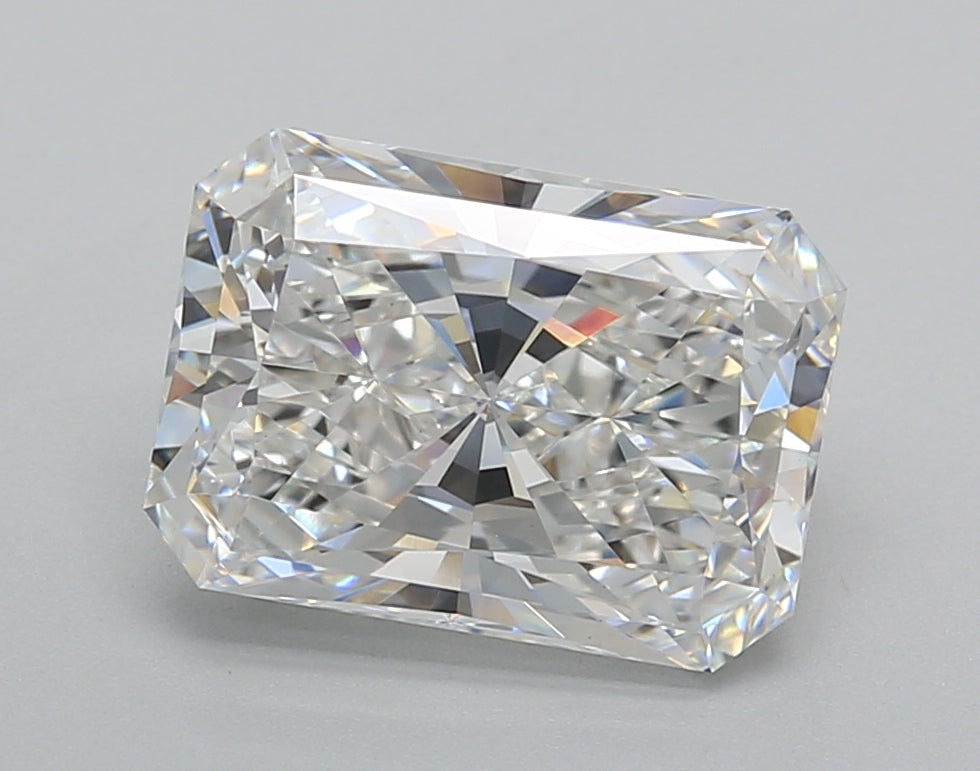 3.02 Carat Radiant Shaped, Excellent Cut, E Color, VS1 Clarity, IGI Certified Lab Grown Diamond