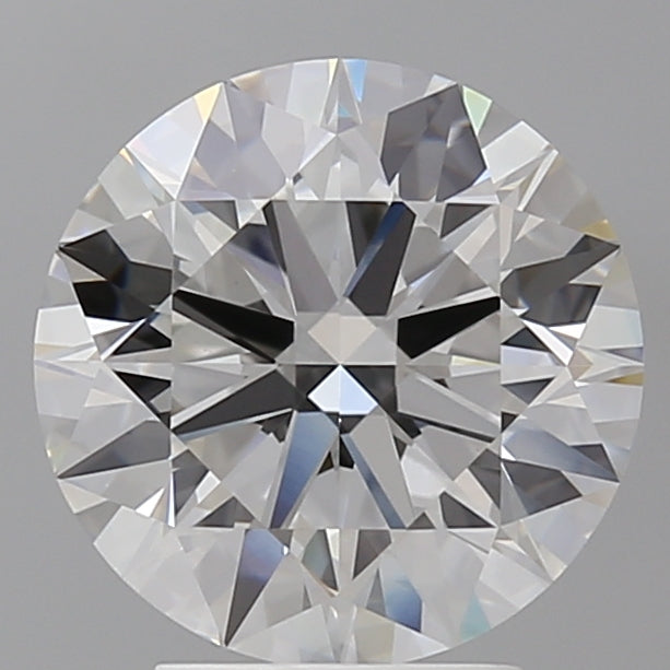 3.60 Carat Round Shaped, Ideal Cut, F Color, VVS2 Clarity, IGI Certified Lab Grown Diamond