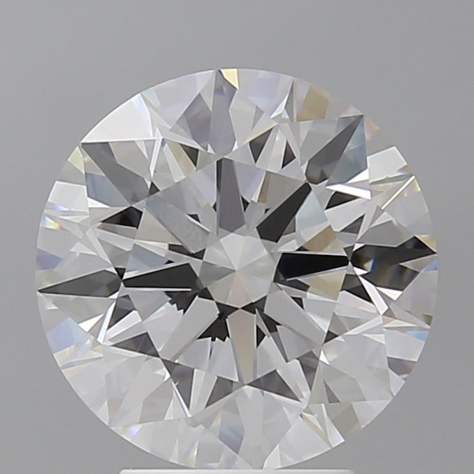 4.10 Carat Round Shaped, Ideal Cut, E Color, VVS2 Clarity, IGI Certified Lab Grown Diamond