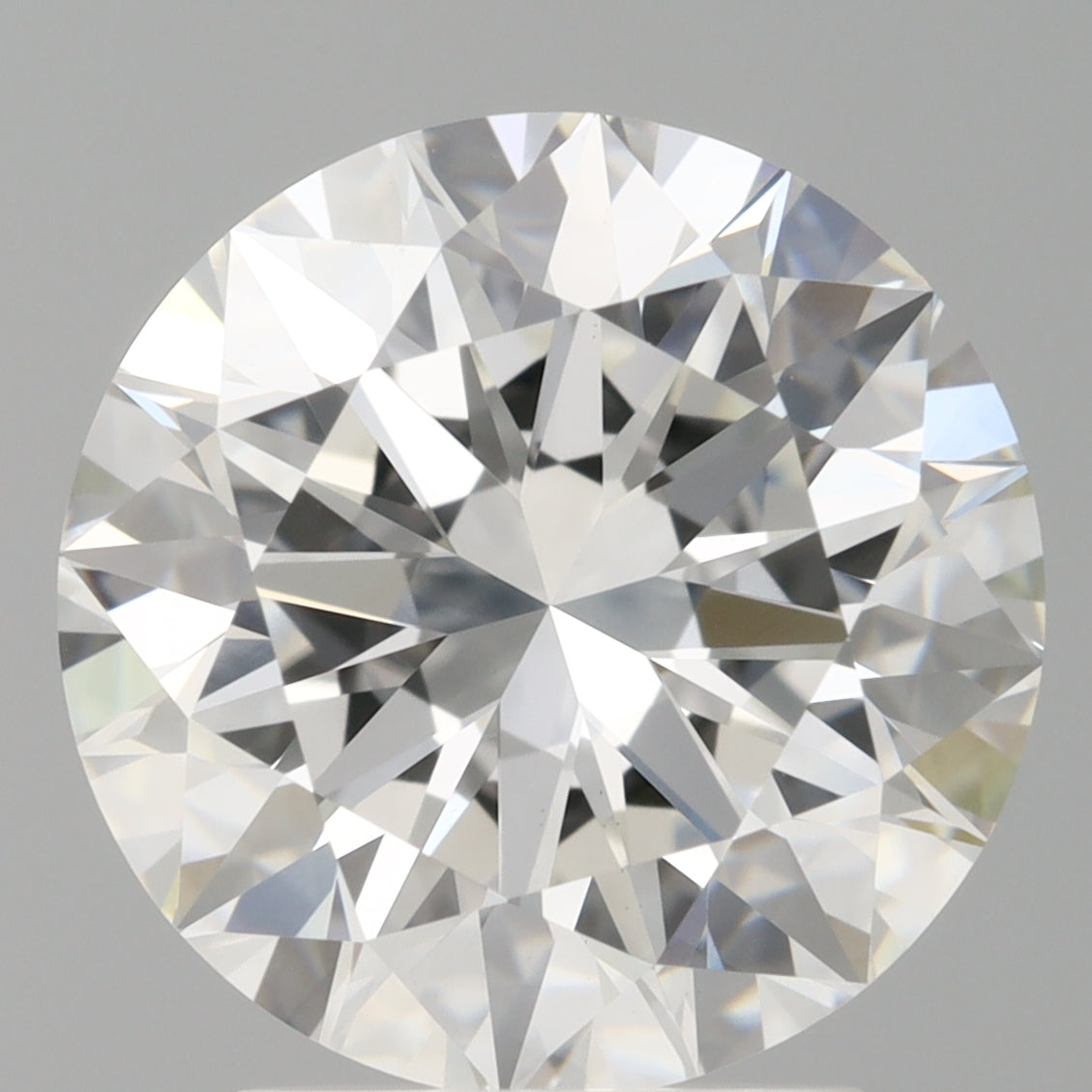 3.01 Carat Round Shaped, Excellent Cut, E Color, VVS2 Clarity, IGI Certified Lab Grown Diamond