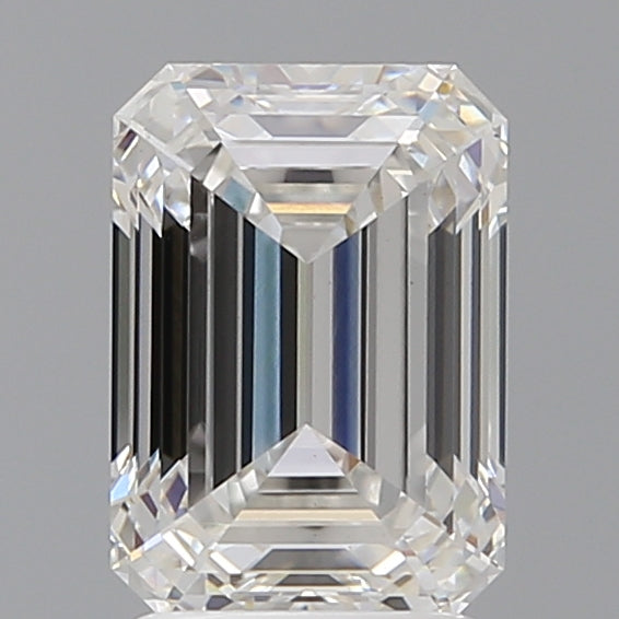2.51 Carat Emerald Shaped, Ideal Cut, F Color, VVS2 Clarity, IGI Certified Lab Grown Diamond
