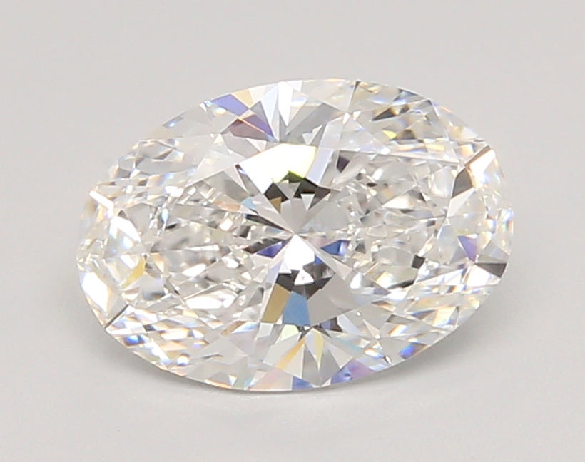 2.06 Carat Oval Shaped, Ideal Cut, E Color, VVS2 Clarity, IGI Certified Lab Grown Diamond