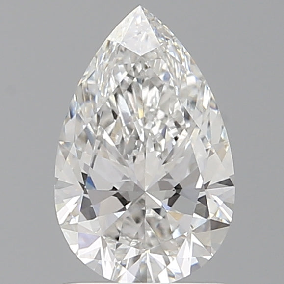 1.53 Carat Pear Shaped, Excellent Cut, E Color, VS1 Clarity, IGI Certified Lab Grown Diamond