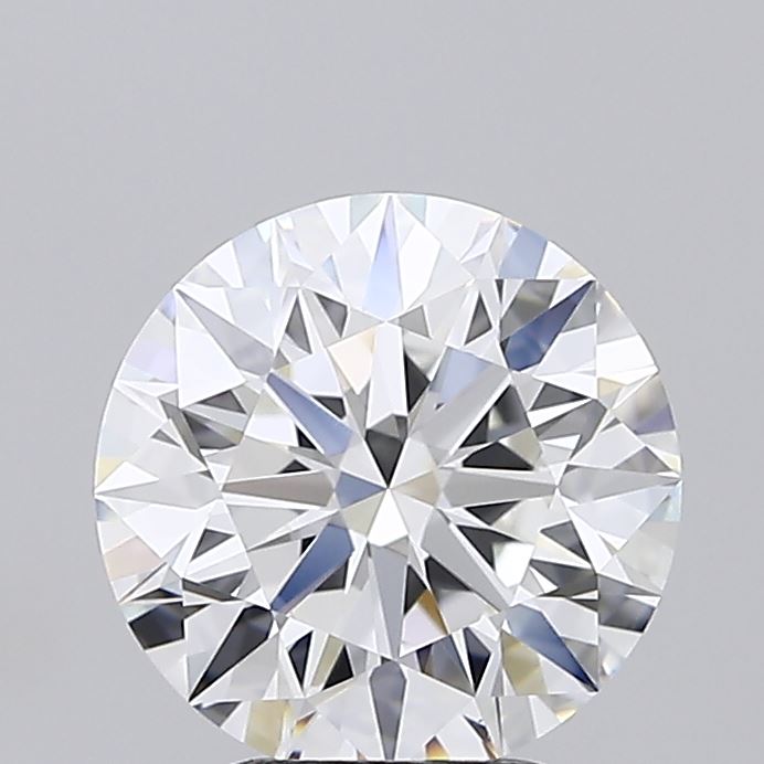 2.06 Carat Round Shaped, Ideal Cut, F Color, VVS1 Clarity, IGI Certified Lab Grown Diamond