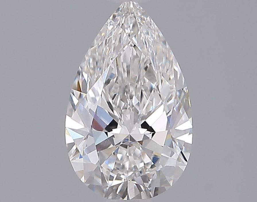 1.55 Carat Pear Shaped, Ideal Cut, F Color, VVS2 Clarity, IGI Certified Lab Grown Diamond