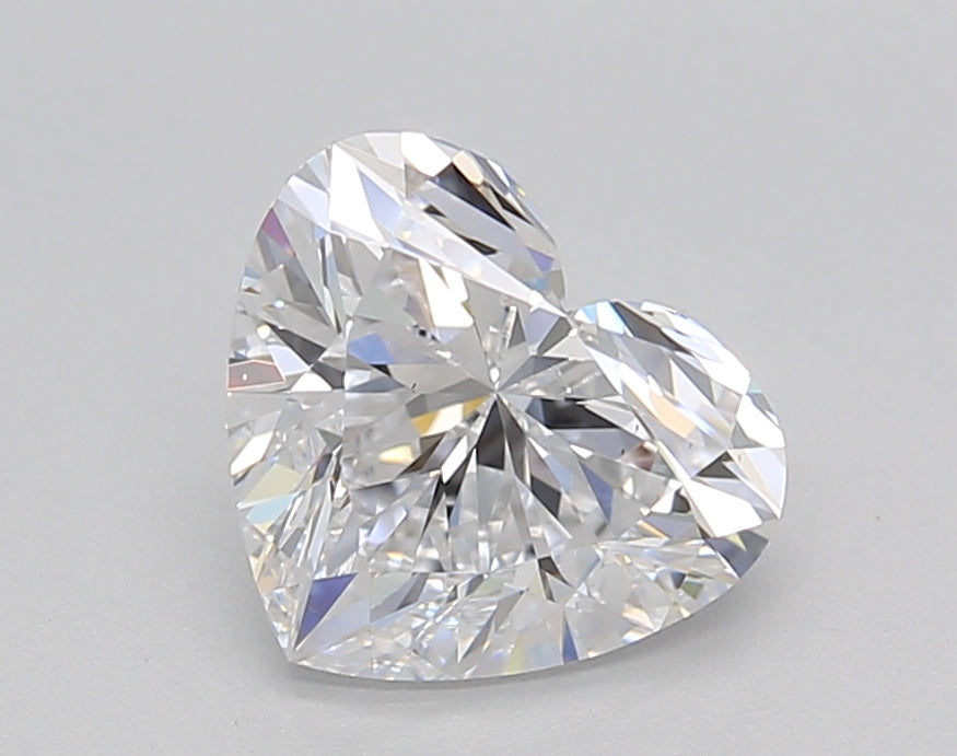 1.71 Carat Heart Shaped, Ideal Cut, D Color, VS1 Clarity, IGI Certified Lab Grown Diamond