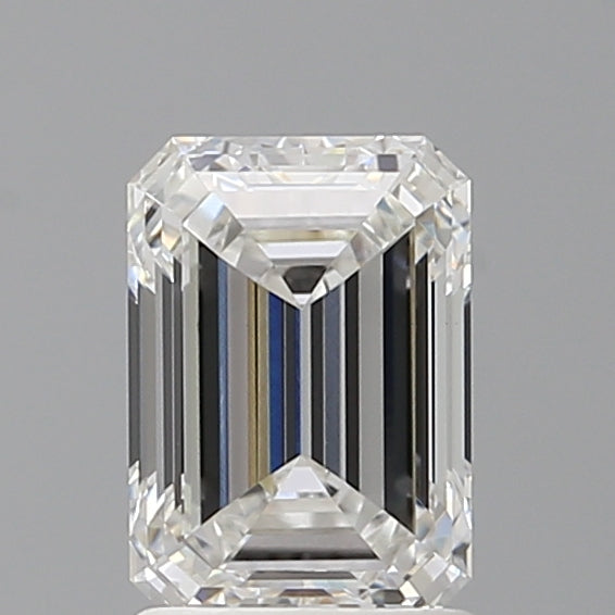 1.60 Carat Emerald Shaped, Ideal Cut, F Color, VS1 Clarity, IGI Certified Lab Grown Diamond