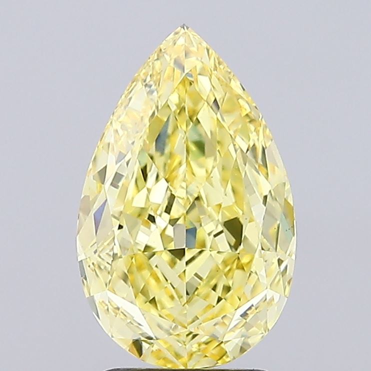 3.06 Carat Pear Shaped, Excellent Cut, VVS2 Clarity, IGI Certified Lab Grown Diamond