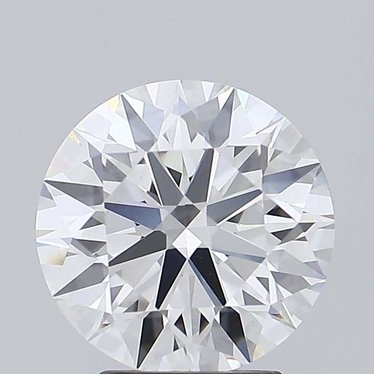 3.41 Carat Round Shaped, Ideal Cut, F Color, VVS2 Clarity, IGI Certified Lab Grown Diamond