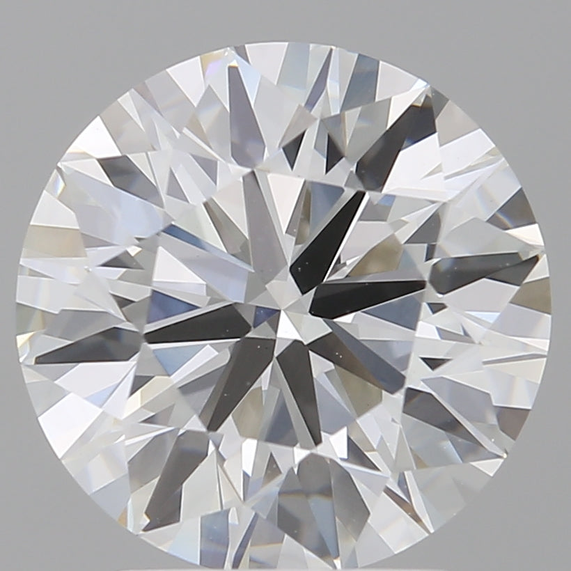 3.00 Carat Round Shaped, Ideal Cut, E Color, VVS2 Clarity, IGI Certified Lab Grown Diamond