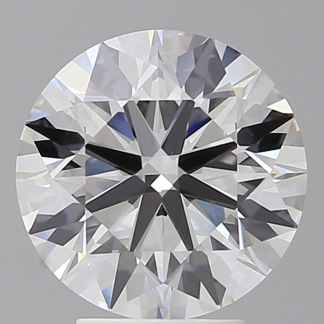 4.08 Carat Round Shaped, Ideal Cut, E Color, VVS2 Clarity, IGI Certified Lab Grown Diamond