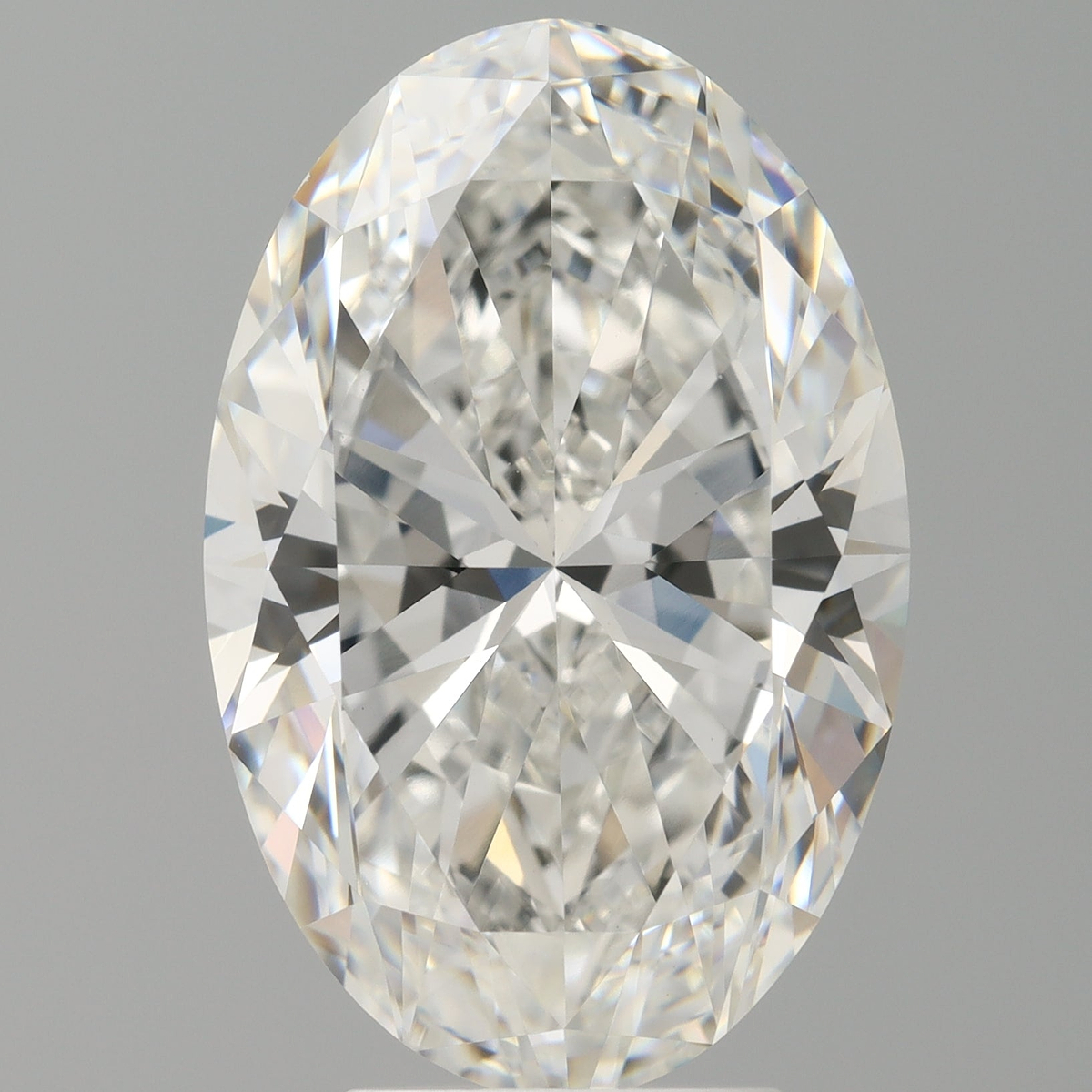 5.53 Carat Oval Shaped, Ideal Cut, F Color, VVS2 Clarity, IGI Certified Lab Grown Diamond