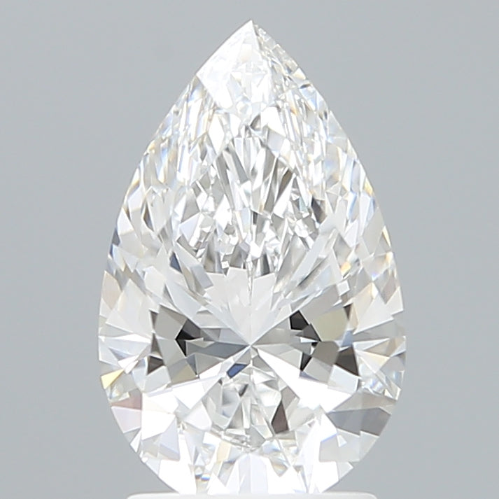 2.20 Carat Pear Shaped, Ideal Cut, D Color, VVS2 Clarity, IGI Certified Lab Grown Diamond