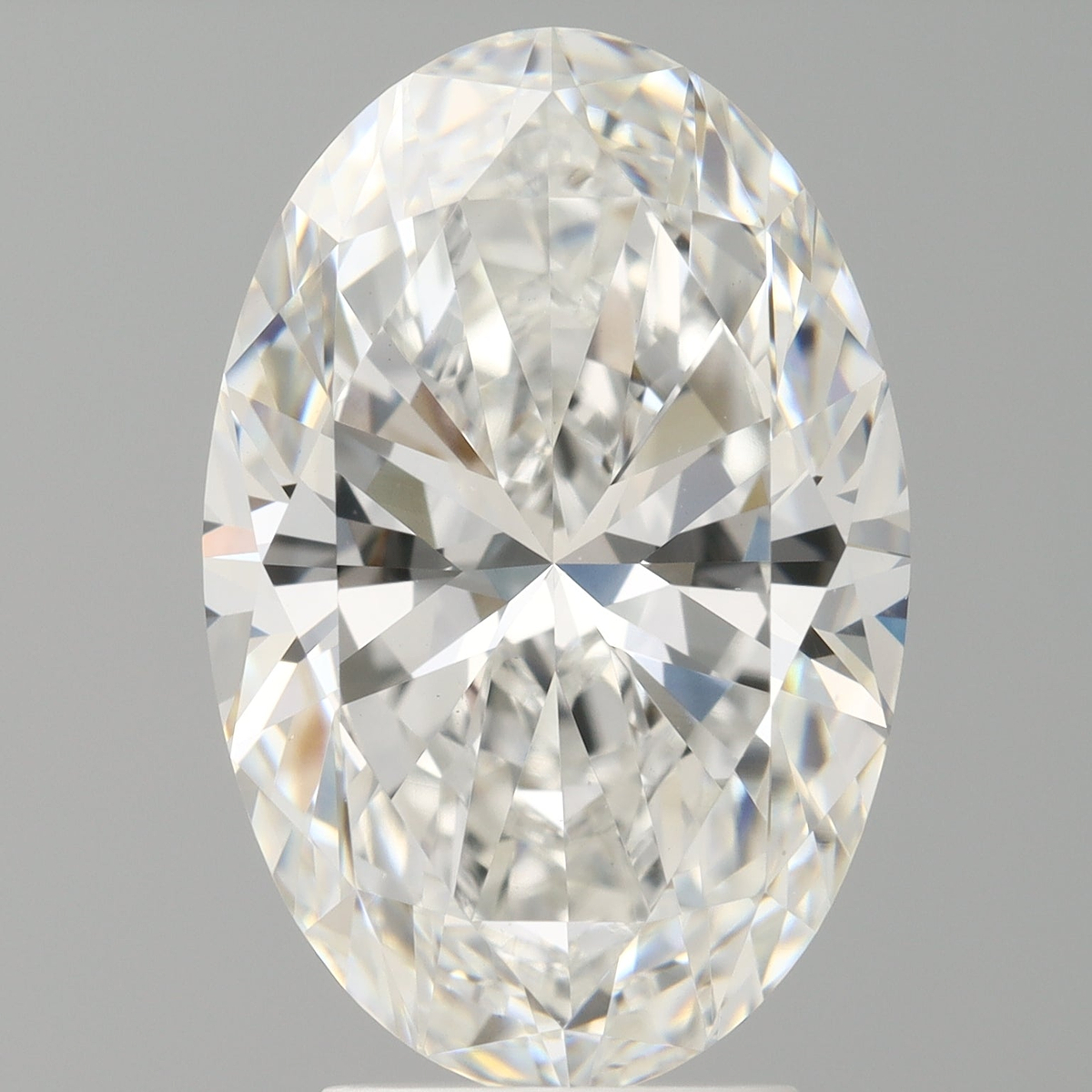 4.08 Carat Oval Shaped, Ideal Cut, F Color, VVS2 Clarity, IGI Certified Lab Grown Diamond