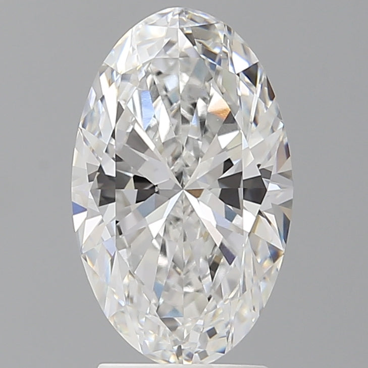 3.01 Carat Oval Shaped, Ideal Cut, E Color, VVS2 Clarity, IGI Certified Lab Grown Diamond