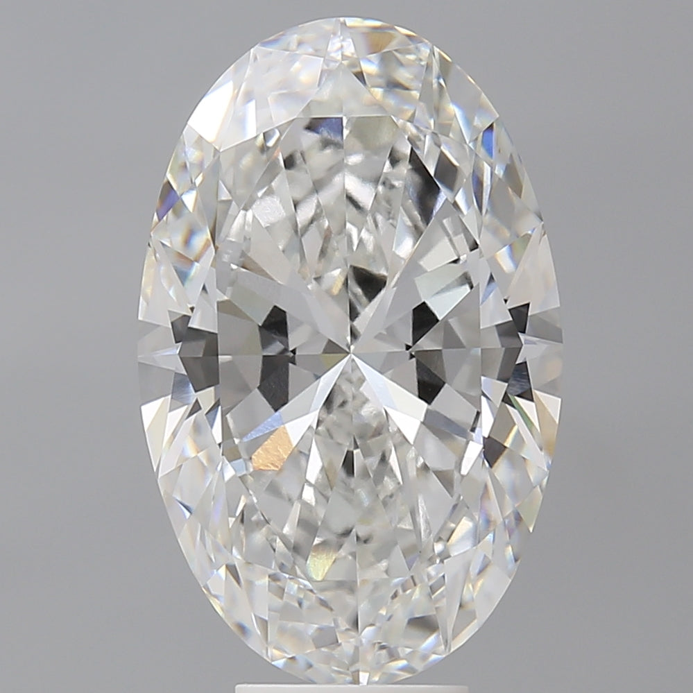 7.57 Carat Oval Shaped, Excellent Cut, E Color, VVS2 Clarity, IGI Certified Lab Grown Diamond