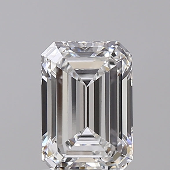 1.52 Carat Emerald Shaped, Ideal Cut, D Color, VVS2 Clarity, IGI Certified Lab Grown Diamond