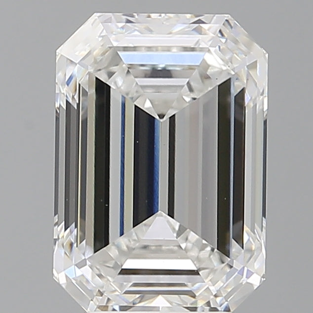 4.03 Carat Emerald Shaped, Excellent Cut, E Color, VS1 Clarity, IGI Certified Lab Grown Diamond