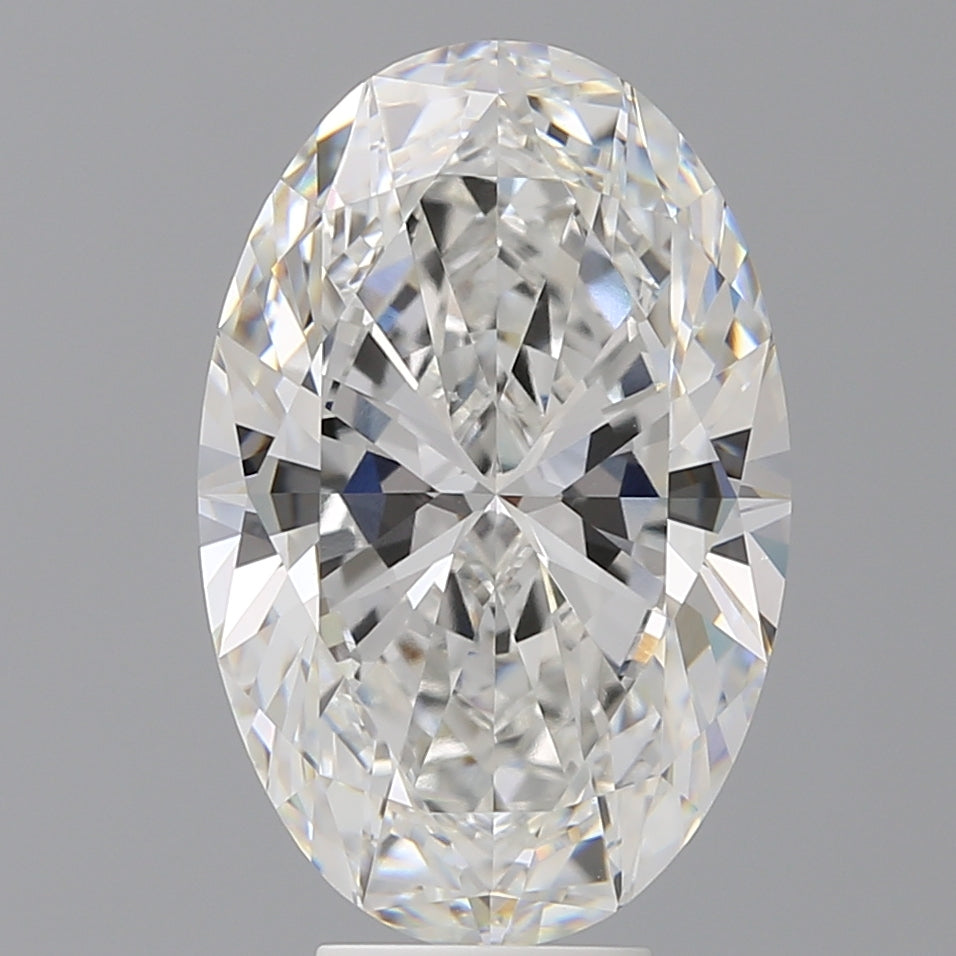 7.10 Carat Oval Shaped, Ideal Cut, E Color, VVS2 Clarity, IGI Certified Lab Grown Diamond