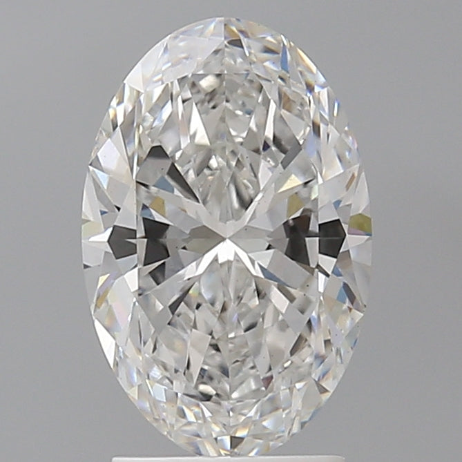 2.54 Carat Oval Shaped, Ideal Cut, E Color, VS1 Clarity, IGI Certified Lab Grown Diamond