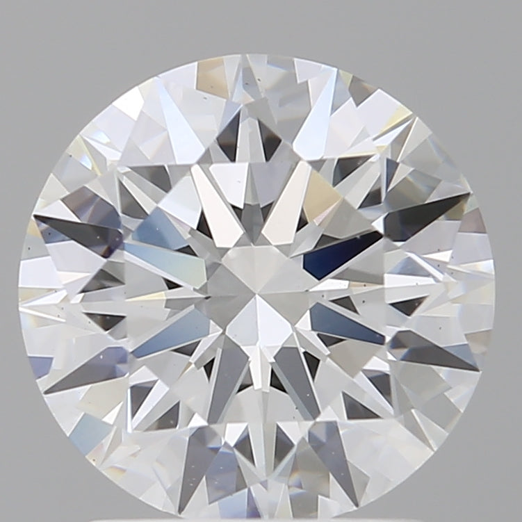 2.10 Carat Round Shaped, Ideal Cut, E Color, VS1 Clarity, IGI Certified Lab Grown Diamond