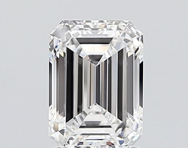 2.06 Carat Emerald Shaped, Ideal Cut, D Color, VVS2 Clarity, IGI Certified Lab Grown Diamond