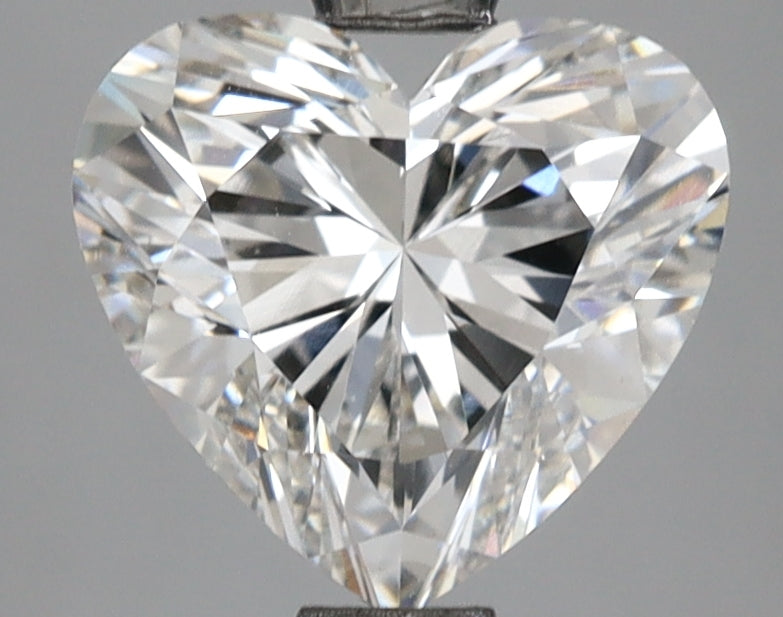 3.03 Carat Heart Shaped, Ideal Cut, G Color, VVS2 Clarity, IGI Certified Lab Grown Diamond