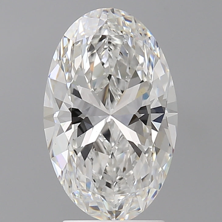 3.08 Carat Oval Shaped, Excellent Cut, E Color, VS1 Clarity, IGI Certified Lab Grown Diamond