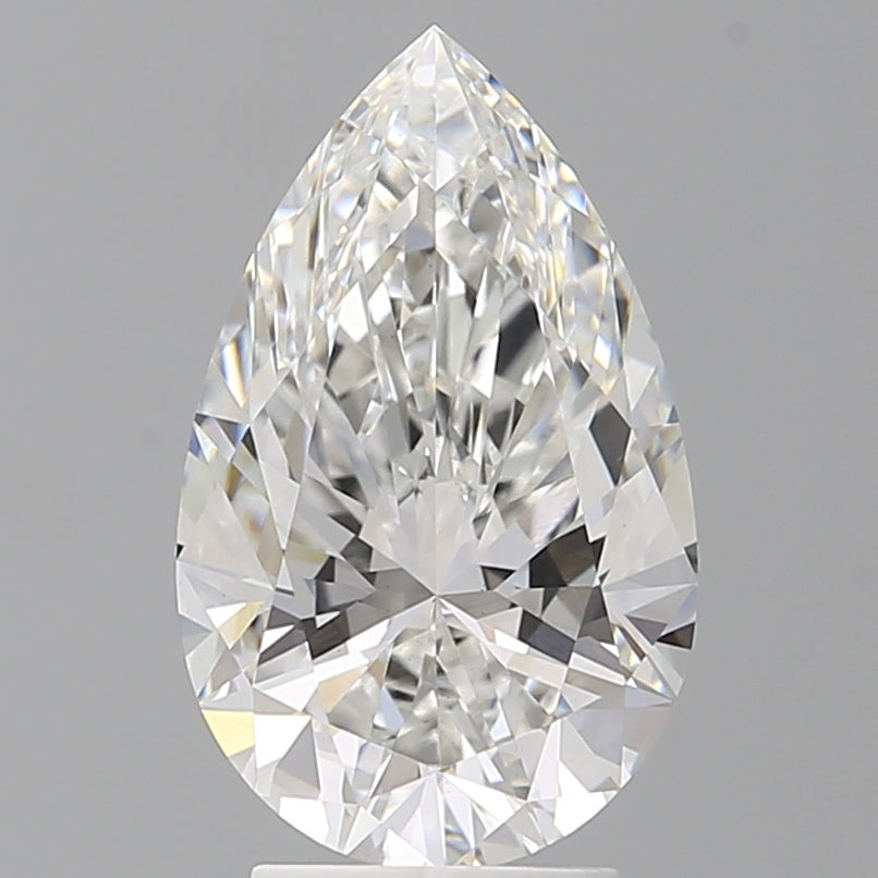 3.52 Carat Pear Shaped, Ideal Cut, E Color, VS1 Clarity, IGI Certified Lab Grown Diamond