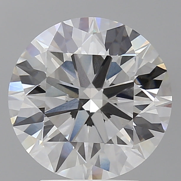 3.58 Carat Round Shaped, Ideal Cut, F Color, VVS2 Clarity, IGI Certified Lab Grown Diamond